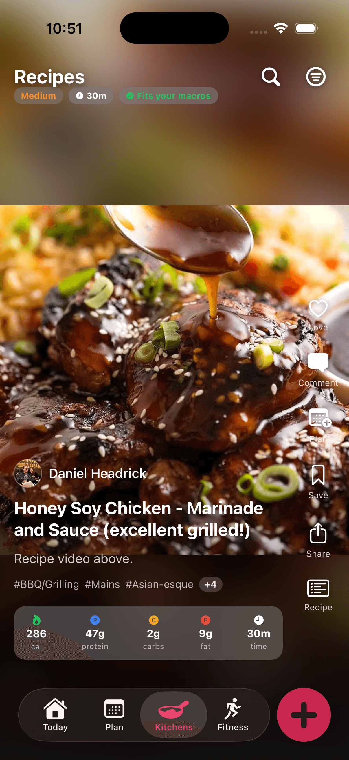 Jungo Kitchens — Honey Soy Chicken recipe with macros